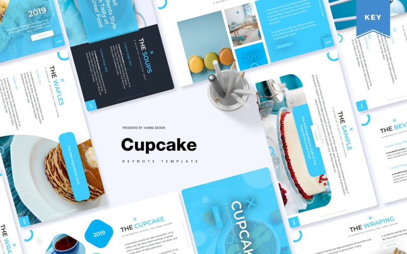 Cupcake - шаблон Keynote