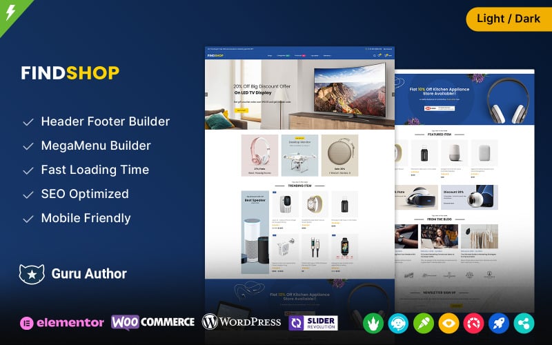 Findshop – Mega-Store und Mehrzweck-WooCommerce-Theme
