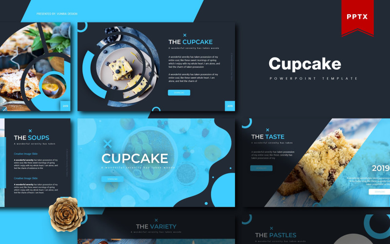 Cupcake | Modello PowerPoint