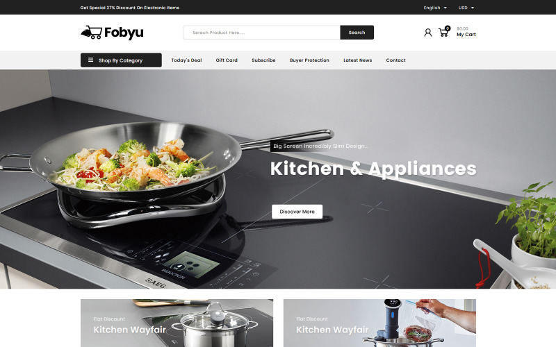 кухонная техника тема prestashop