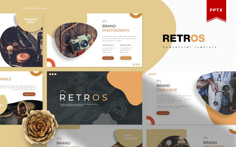 retros | Plantilla de PowerPoint