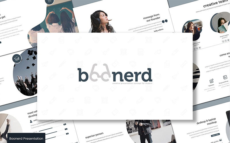 Boonerd - szablon PowerPoint