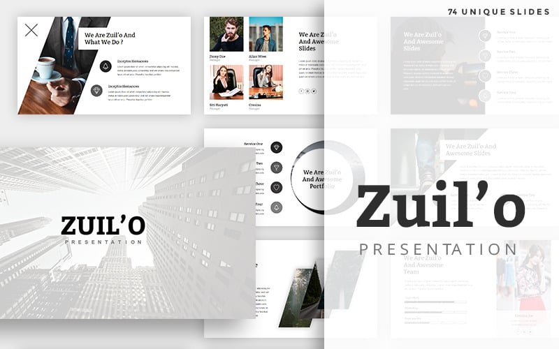 Zuil'o - Kreatív PowerPoint sablon