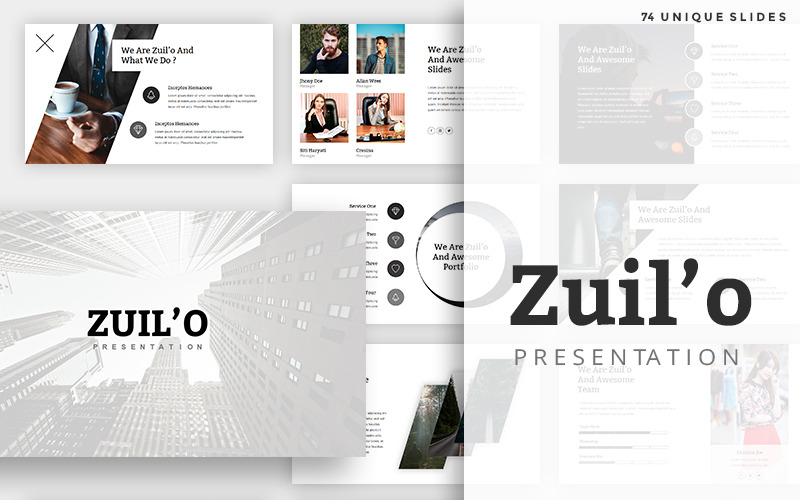 Zuil'o - Modello PowerPoint creativo