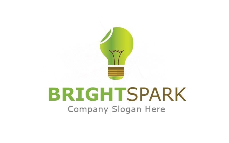 Download Шаблон логотипа "Bright spark Logo Template" / Bright spark Logo Template - Шаблон логотипа на тему графика adventure brain bright company cool creative energy fire flame fresh game generated hot idea light motivation power powerpoint spark studio