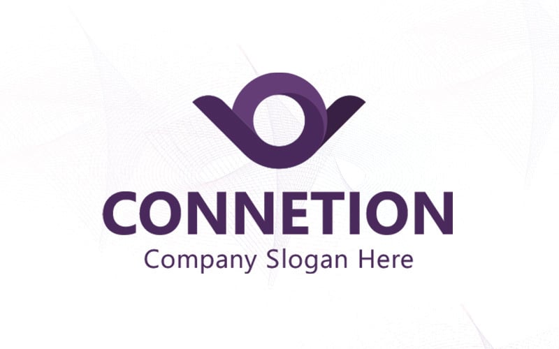 Download Шаблон логотипа "Connetion Logo Template" / Connetion Logo Template - Шаблон логотипа на тему графика agency belief bold branding business communication company connection consult logo consulting corporate creative endless full color human infinity law