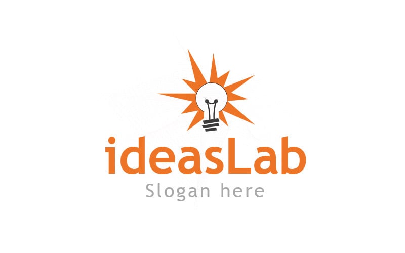 Modelo de logotipo do ideasLab