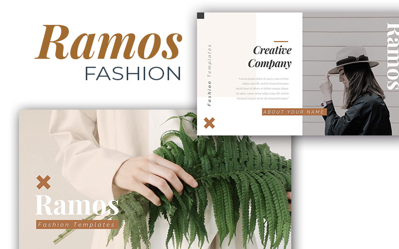 Ramos Mode Sjablonen PowerPoint presentatie