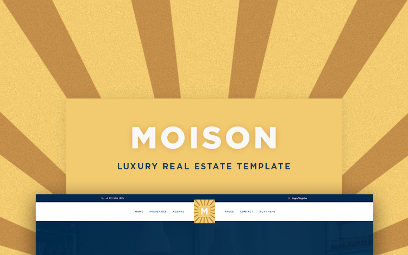 Tema WordPress di lusso Moison Real Estate