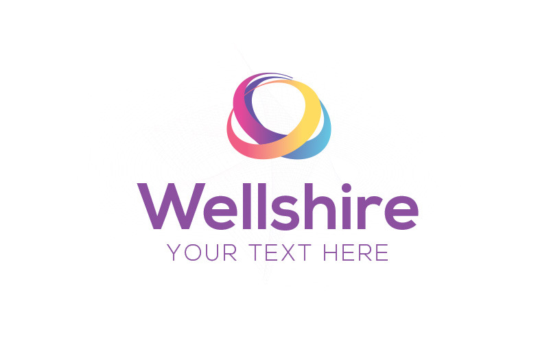 Download Шаблон логотипа "Wellshire Logo Template" / Wellshire Logo Template - Шаблон логотипа на тему графика advisor agency ai blue branding business c circle company construction consulting eps file gray grey half insurance lawyer letter logo