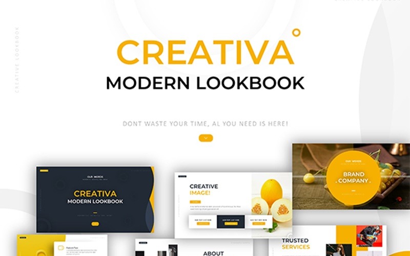 Creativa Modern PowerPoint-sjabloon