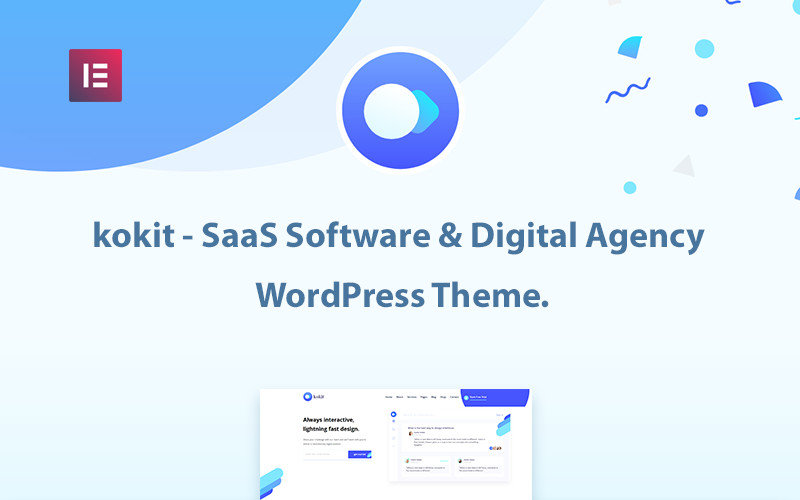 saas software &amp; digital agency wordpress тема