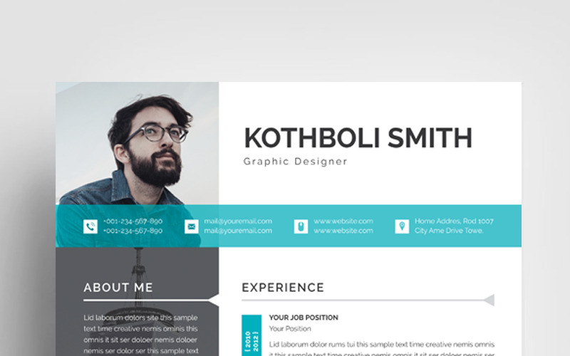 Download Резюме "Kothboli Smith Resume Template" / Kothboli Smith Resume Template - Резюме на тему графика resume cv clean creative word infographic modern professional student mac pages manager template bankers doctors job seekers