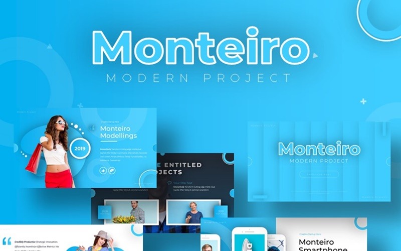 Monteiro Modern PowerPoint шаблон