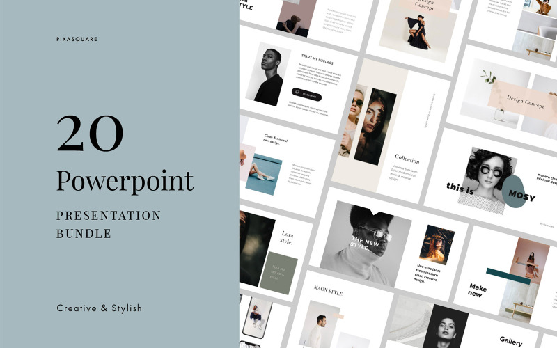 Paket - 20 presentationer PowerPoint mall