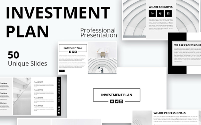 Plan d'investissement Google Slides