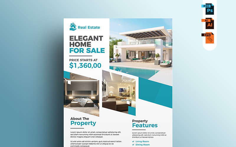 Download Фирменный стиль "Real Estate Flyer - Corporate Identity Template" / Real Estate Flyer - Corporate Identity Template - Фирменный стиль на тему графика aam360 real-estate flyer flyer-template homeforsale creative home-selling real-estate-agency real-estate-flyer property-business property-flyer corporate-flyer elegant rent sell marketing dre