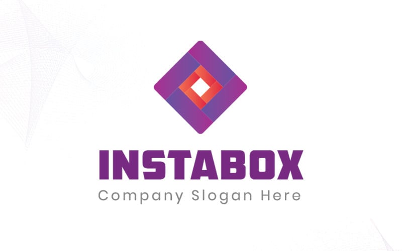 Шаблон логотипу Instabox
