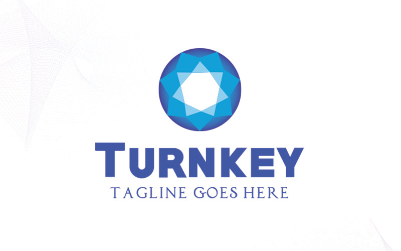 Download Шаблон логотипа "Turnkey Logo Template" / Turnkey Logo Template - Шаблон логотипа на тему графика turnkey agency all analysis business capital circle communication creative cycle design developer development fresh helix holding in invest management marketing