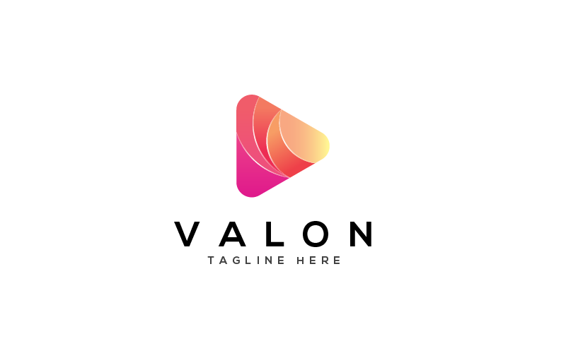 Download Шаблон логотипа "Valon Logo Template" / Valon Logo Template - Шаблон логотипа на тему графика 