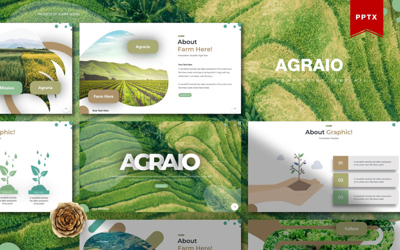 Agraio | Modèle PowerPoint
