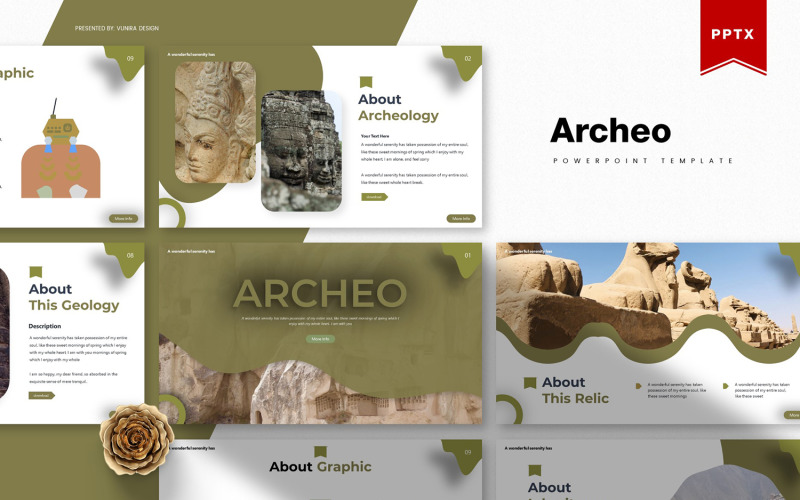 Archéo | Modèle PowerPoint