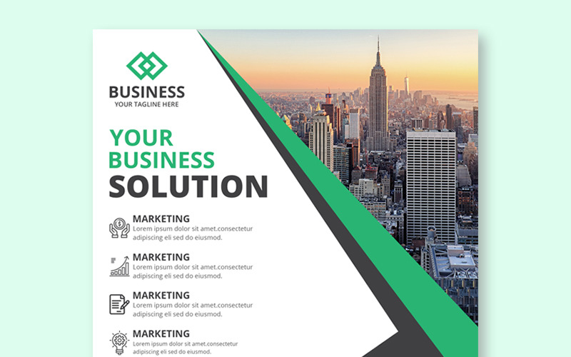 Download Фирменный стиль "Business Agency Banner - Corporate Identity Template" / Business Agency Banner - Corporate Identity Template - Фирменный стиль на тему графика banner agency template website corporate minimal business instagram company promo ads consultant cover identity mockup unique square creative psd social