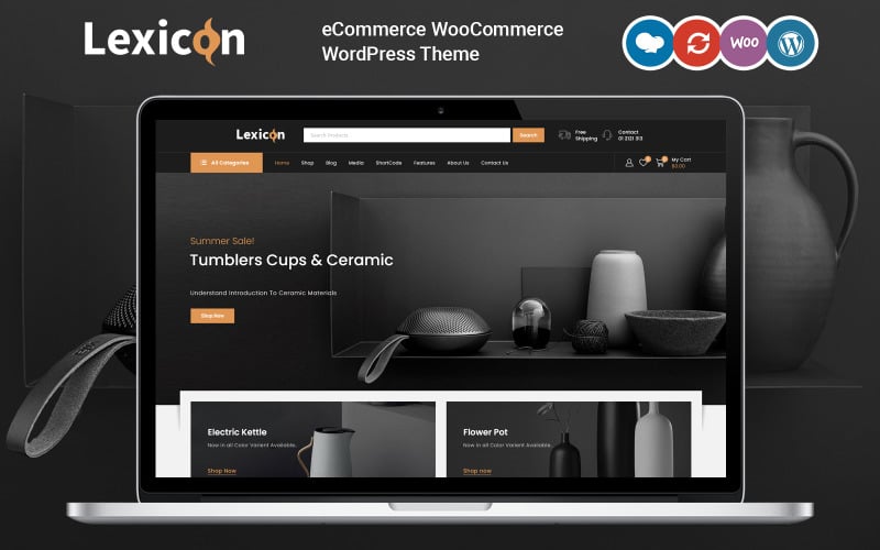Lexicon - Art and Gallery Shop WooCommerce Theme