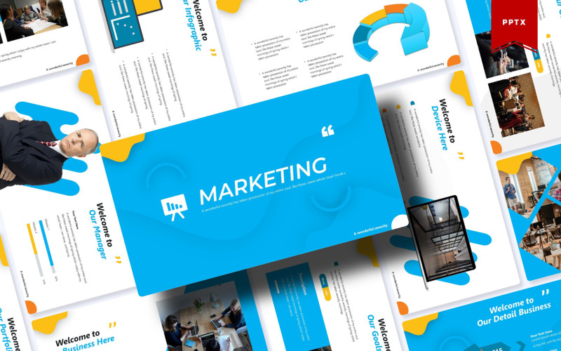 Marketing | Modello PowerPoint