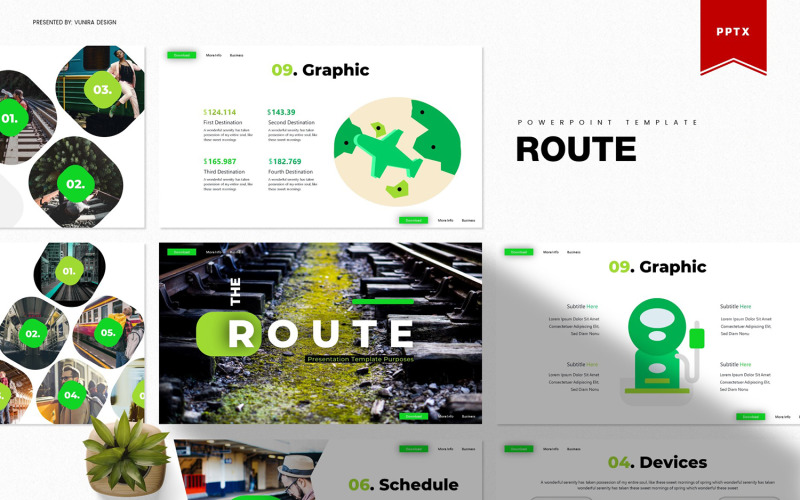 Route | PowerPoint template