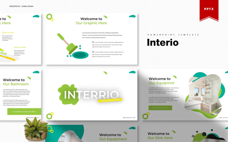 Interio | PowerPoint template #85424 - TemplateMonster