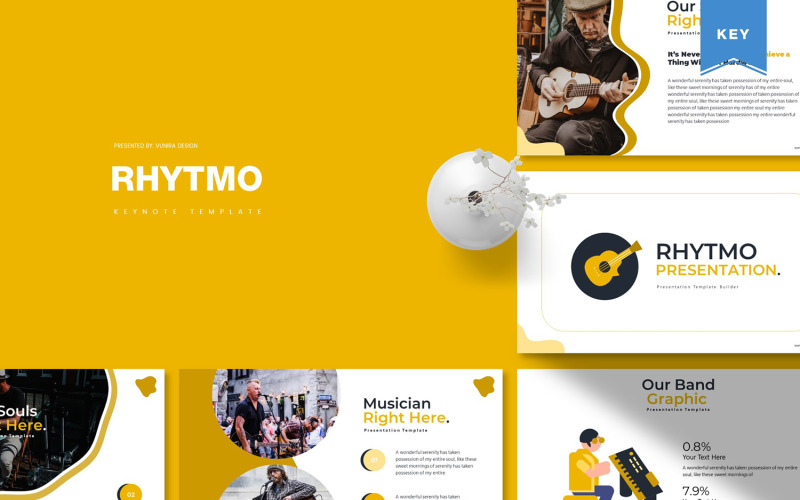 Rhytmo - Keynote-Vorlage