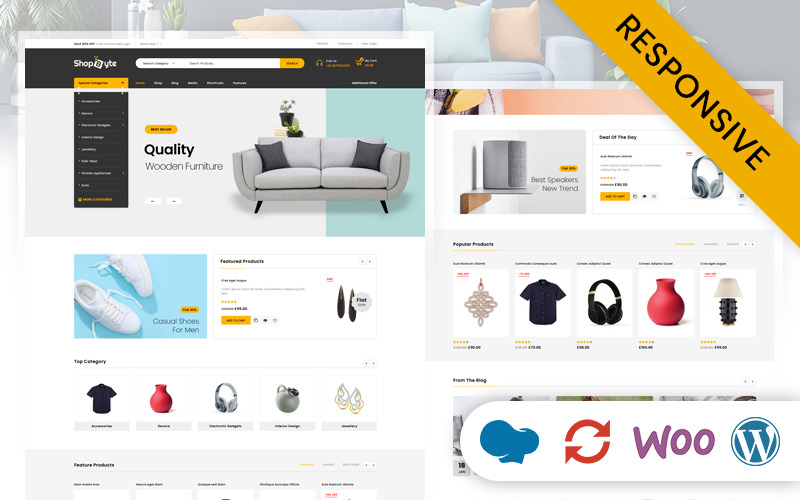ShopByte - Адаптивна тема WooCommerce Mega Store