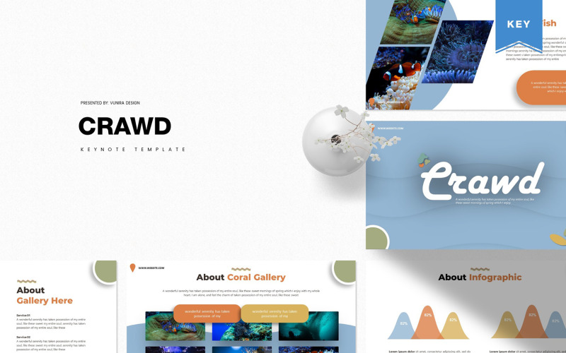 Crawd - шаблон Keynote