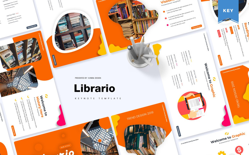 Librario - Keynote şablonu