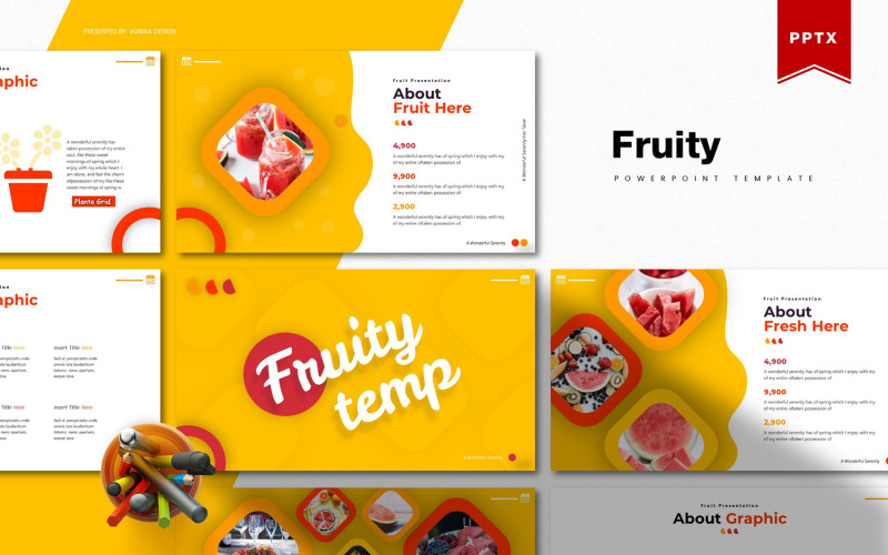 Owocowy | Szablon programu PowerPoint