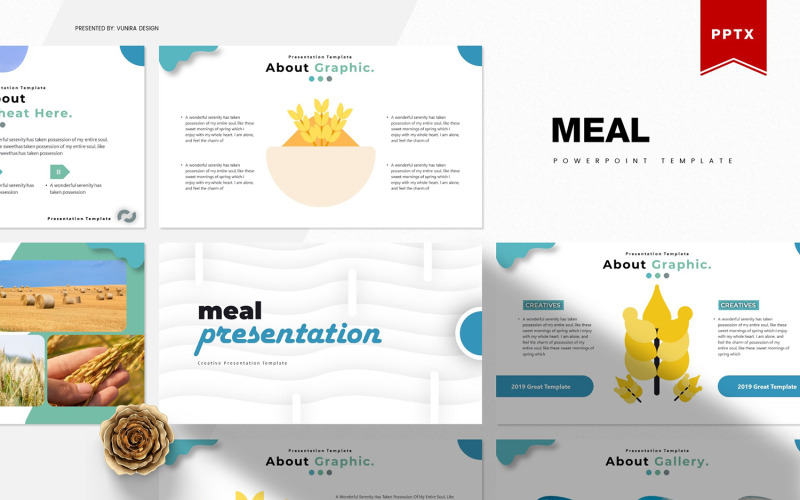 Presentación de comidas | Plantilla de PowerPoint