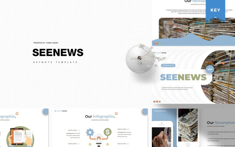 Seenews - Keynote-sjabloon