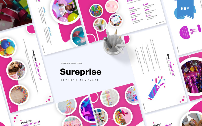 Sureprise - шаблон Keynote
