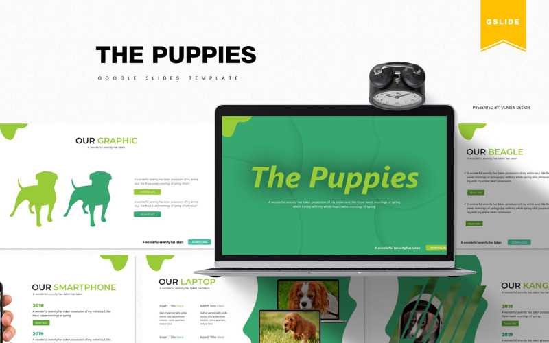 The Puppies | Google Slides