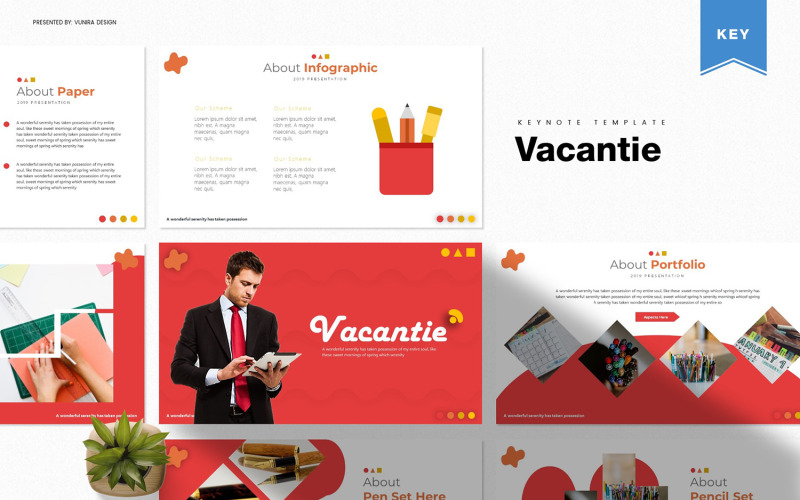 Vacantie - Modello di Keynote