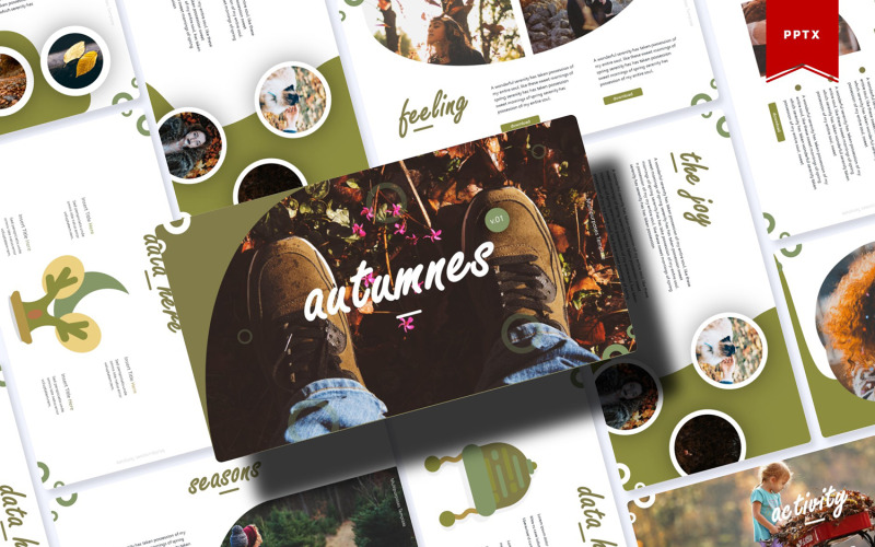 Automnes | Modèle PowerPoint