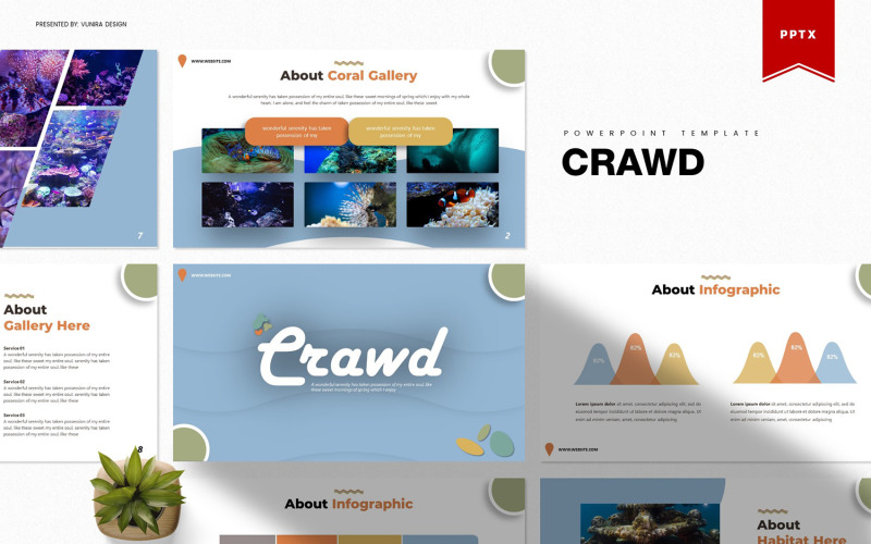 Crawd | PowerPoint template