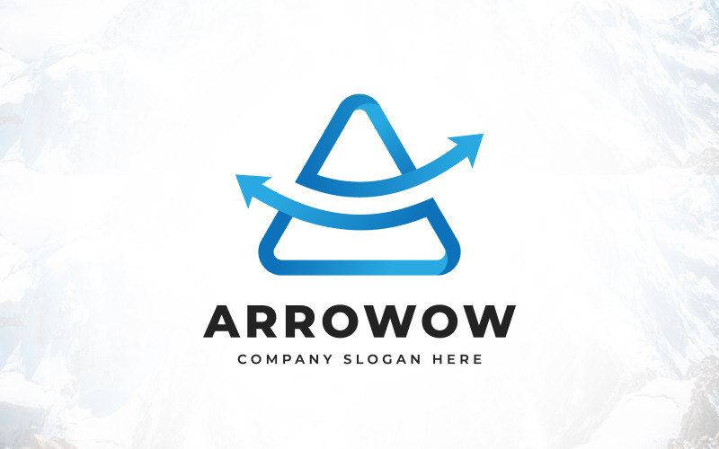 Letter A Arrow Accounting And Financial Logo Design