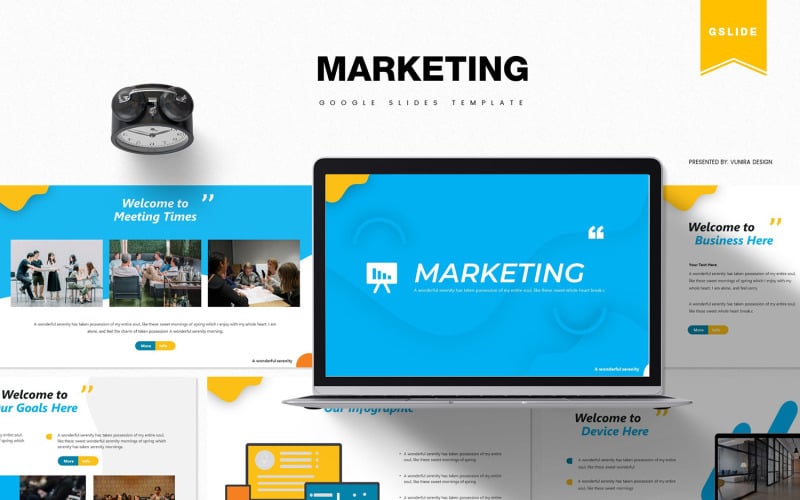 Marketing | Google Slides #85667 - TemplateMonster