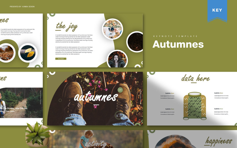 Autumnes - шаблон Keynote