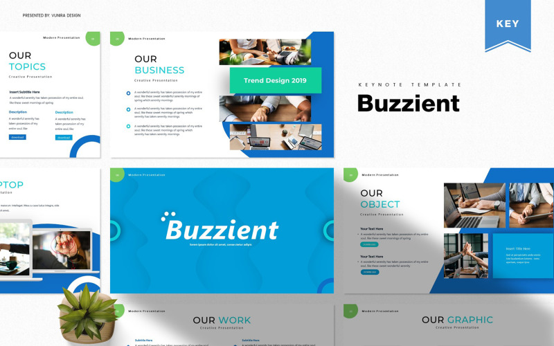 Buzzient - Keynote-Vorlage