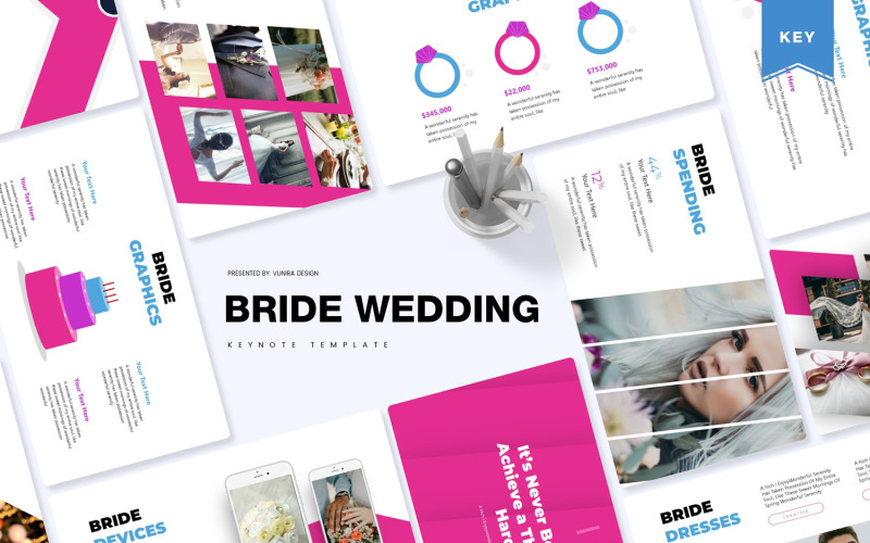 Невеста - шаблон Keynote