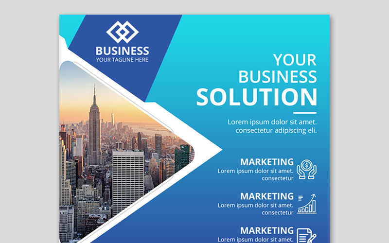 Download Шаблон для соцсетей "Marketing Web Banner Social Media Template" / Marketing Web Banner Social Media Template - Шаблон для соцсетей на тему графика corporate business minimal creative banner poster abstract cover design template facebook shapes timeline marketing layout agency website header multipurpose professional