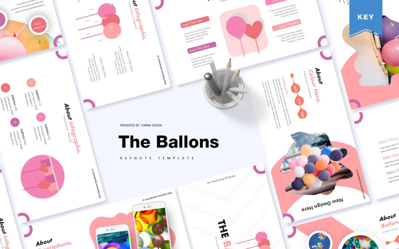 The Ballons - Keynote template